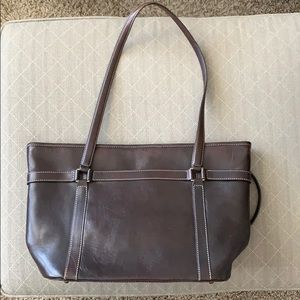 Brown Leather Shoulder Bag